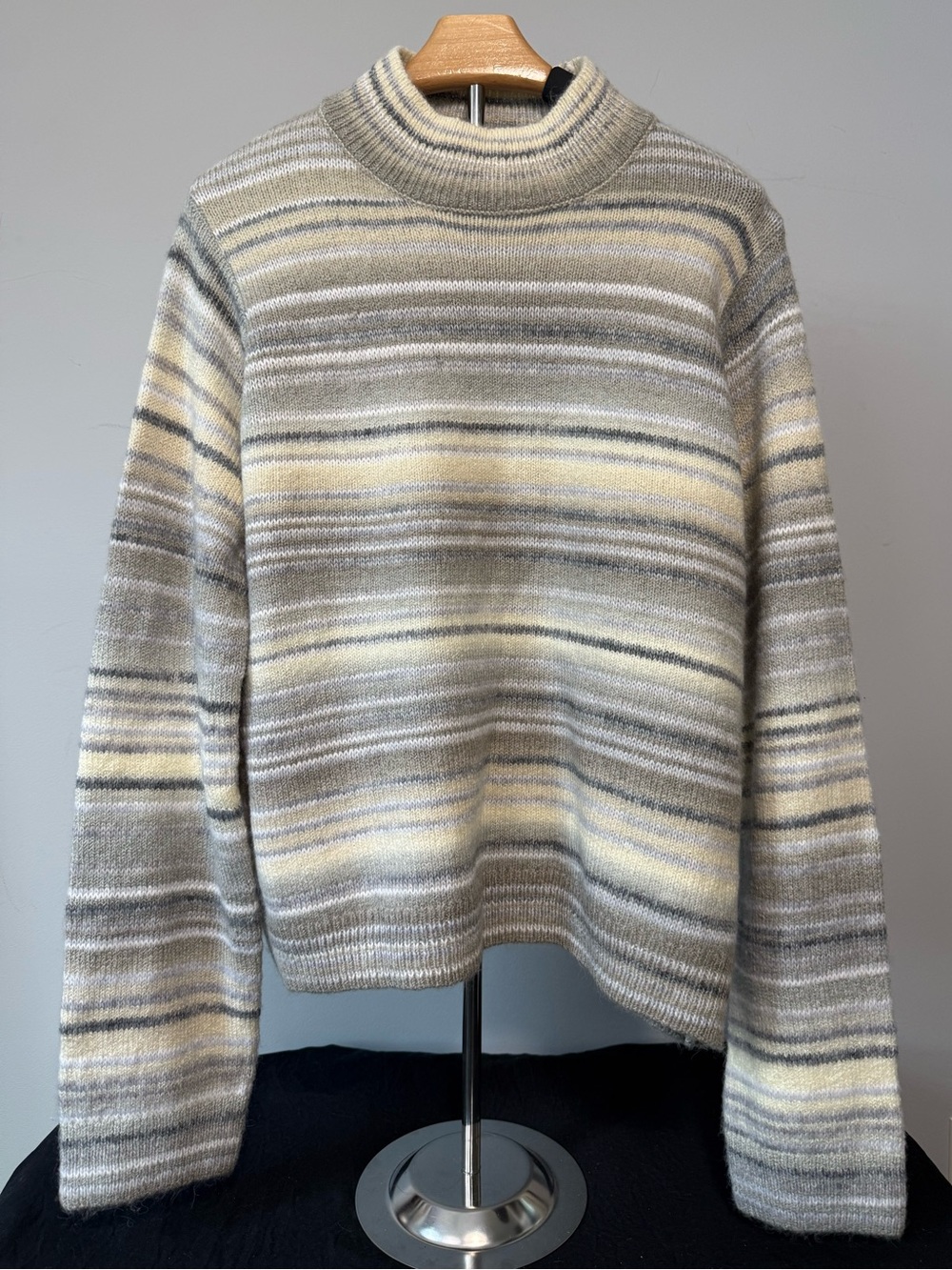 C&C California Striped Mock Neck Sweater Women’s Size XL NWT